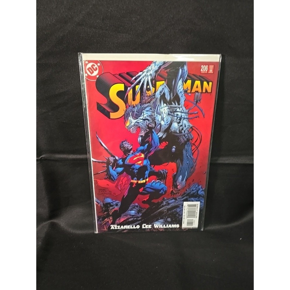 Sealed SUPERMAN # 206 NM JIM LEE BRIAN AZZARELLO DC COMICS 2004